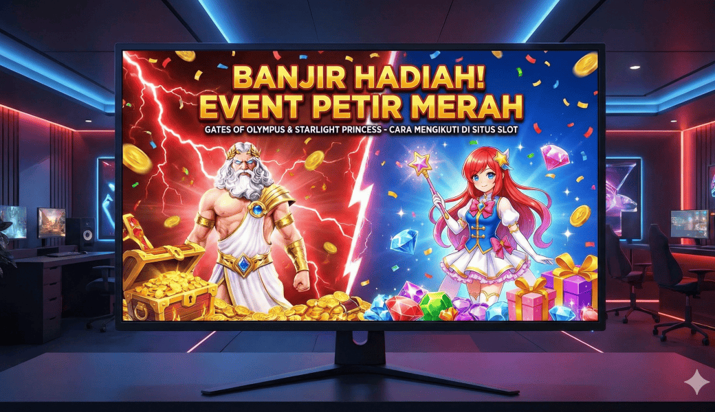 Banjir Hadiah! Cara Mengikuti Event Petir Merah Gates of Olympus dan Starlight Princess di Situs Slot