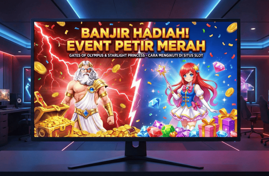 Banjir Hadiah! Cara Mengikuti Event Petir Merah Gates of Olympus dan Starlight Princess di Situs Slot