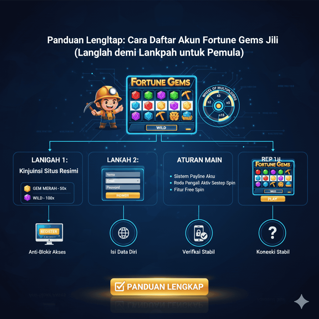 Panduan Lengkap: Cara Daftar Akun Fortune Gems Jili (Langkah demi Langkah untuk Pemula)